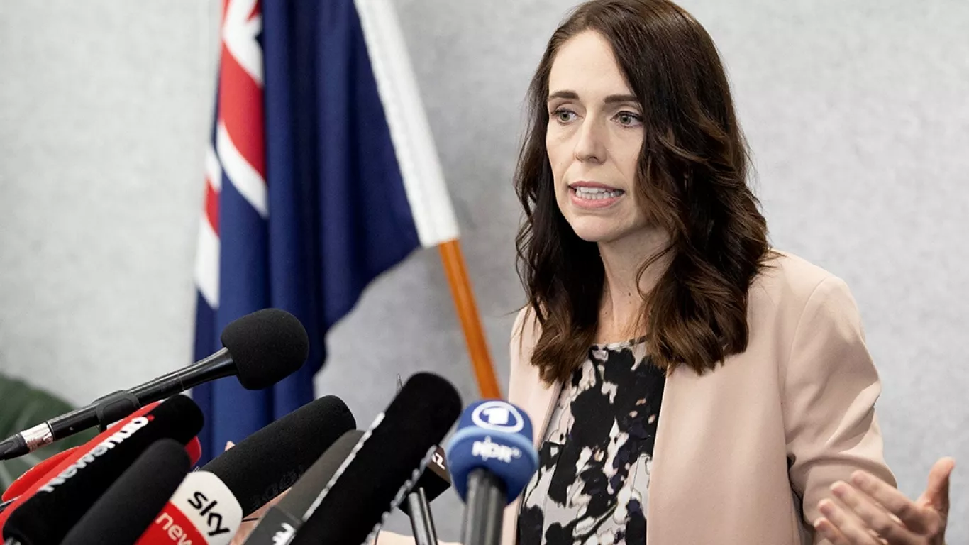  primera ministra de Nueva Zelanda, Jacinda Ardem