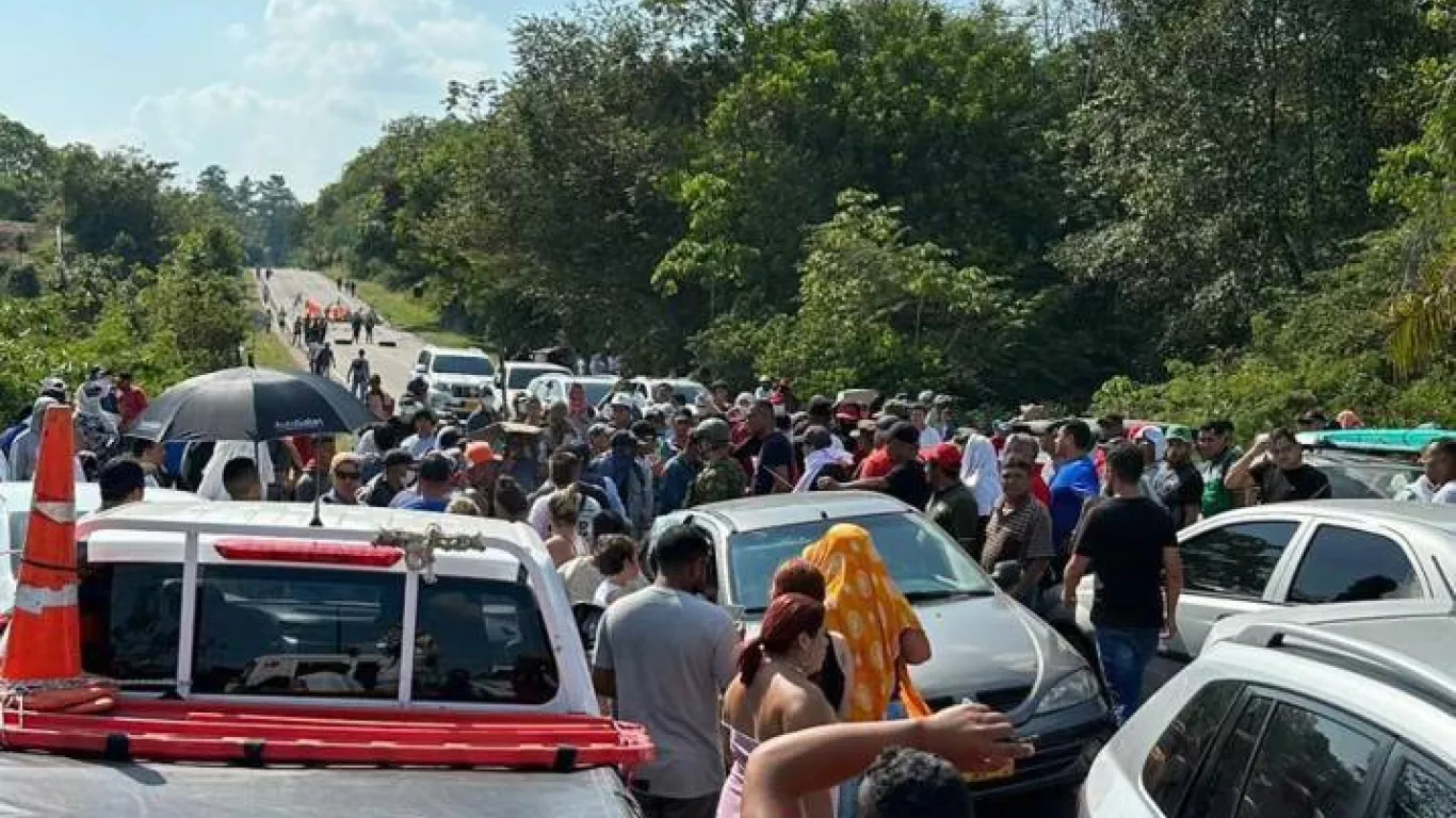 Bloqueo vía Lizama