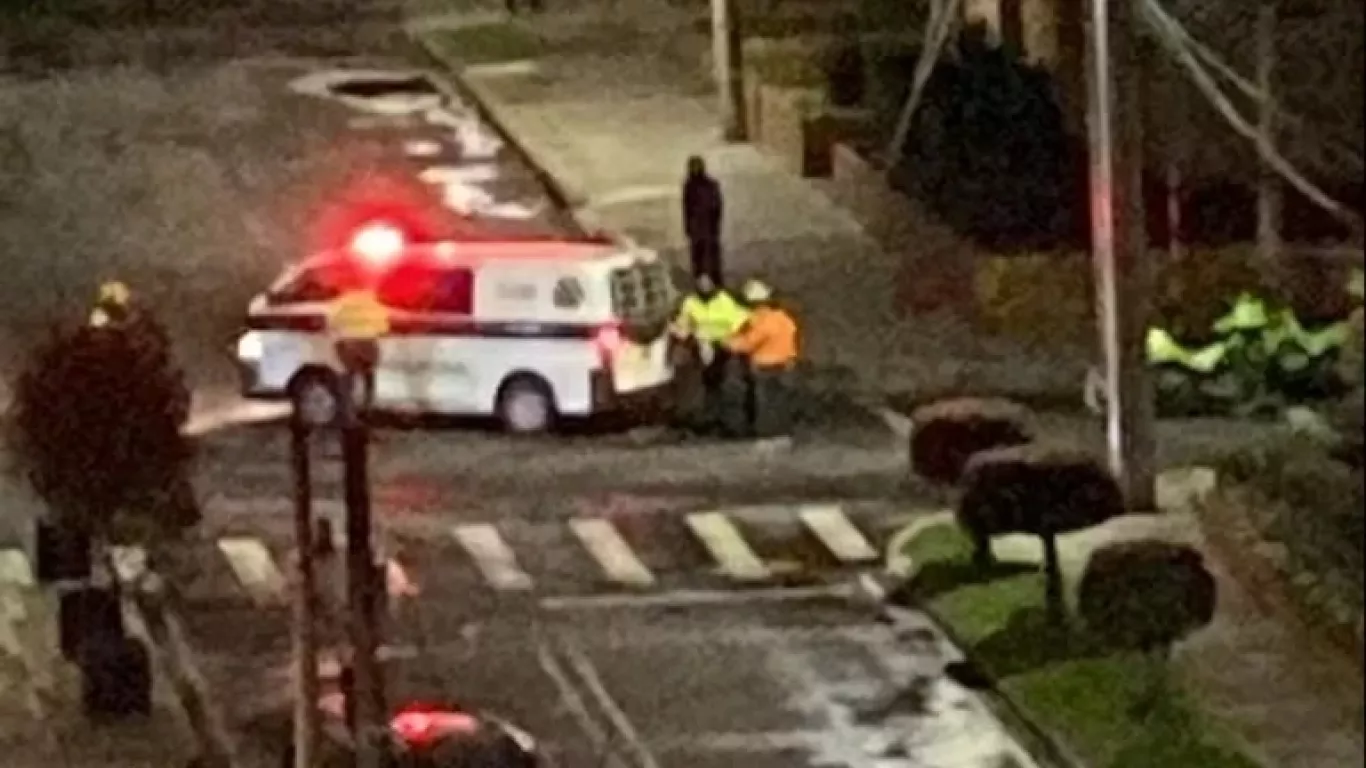 MUJER FUE ABANDONADA EN CALLE DE BOGOTÁ