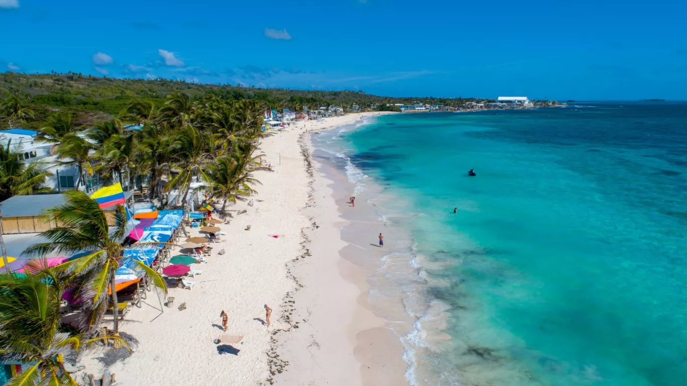 Playa colombiana