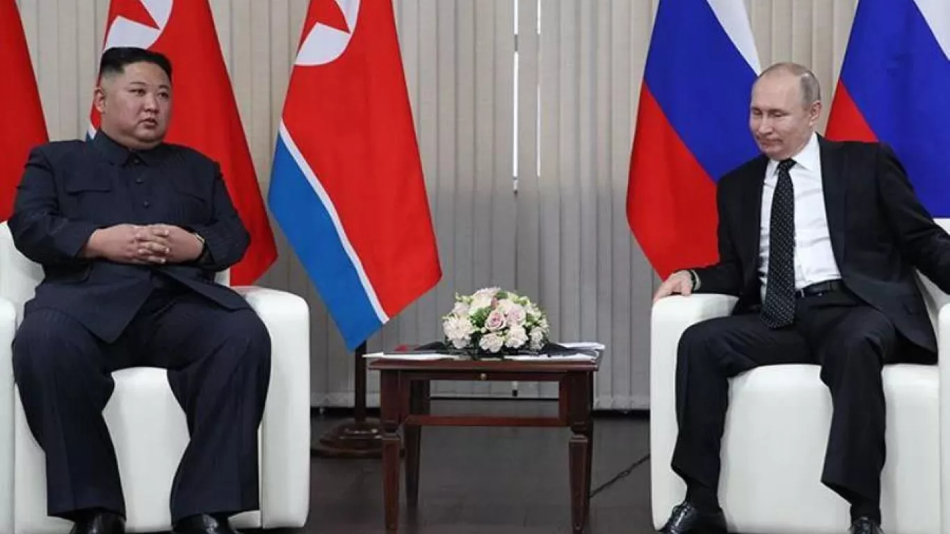 KIM JON-UN Y VLADIMIR PUTIN