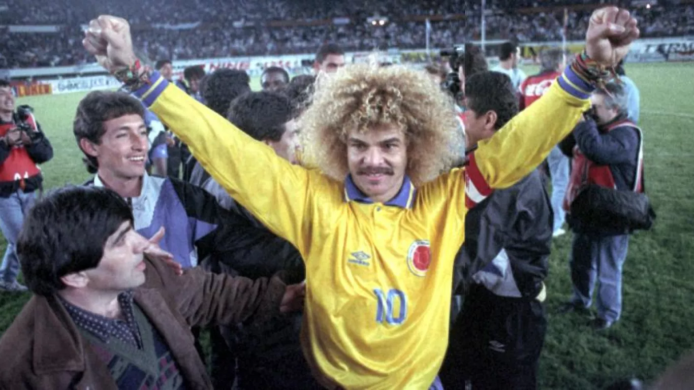 PIBE VALDERRAMA HACE 30 AÑOS