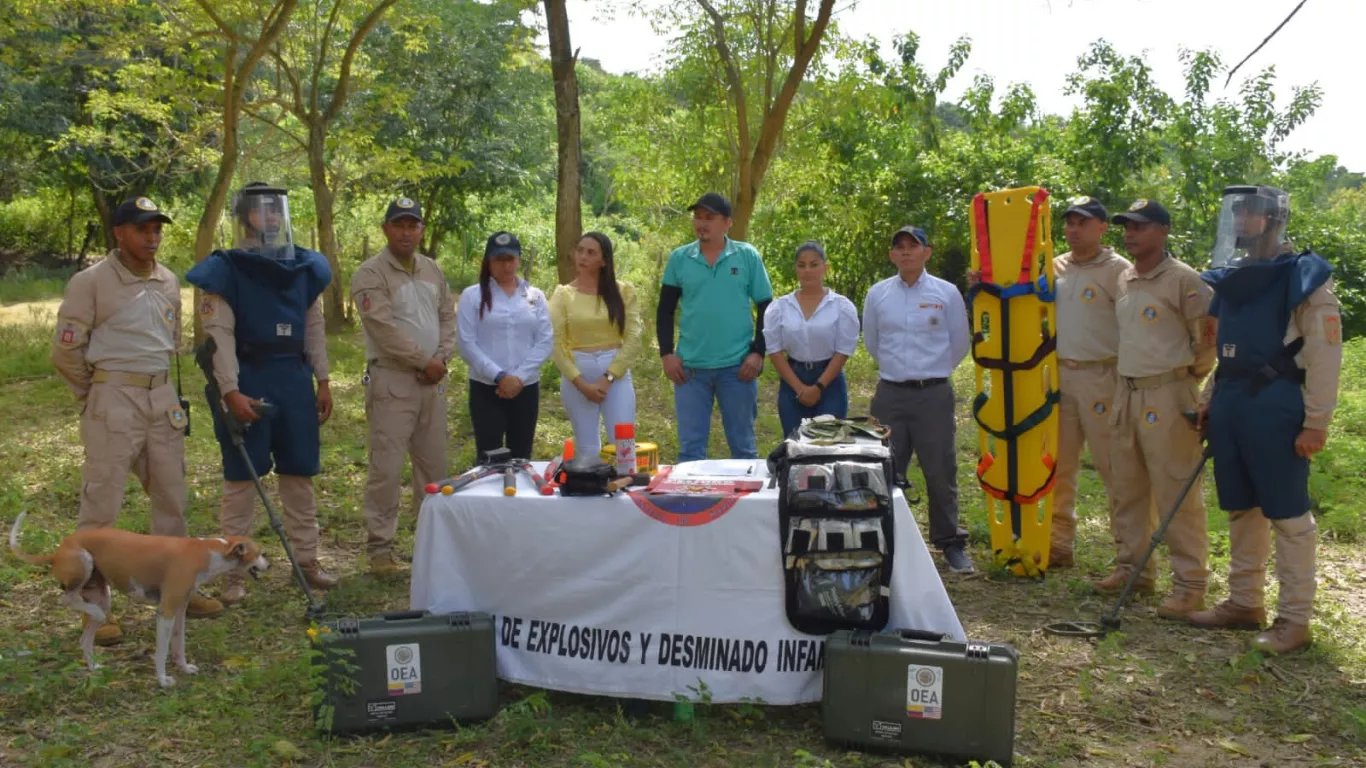 Minas antipersonal Armada Nacional Bolívar Carmen de Bolívar