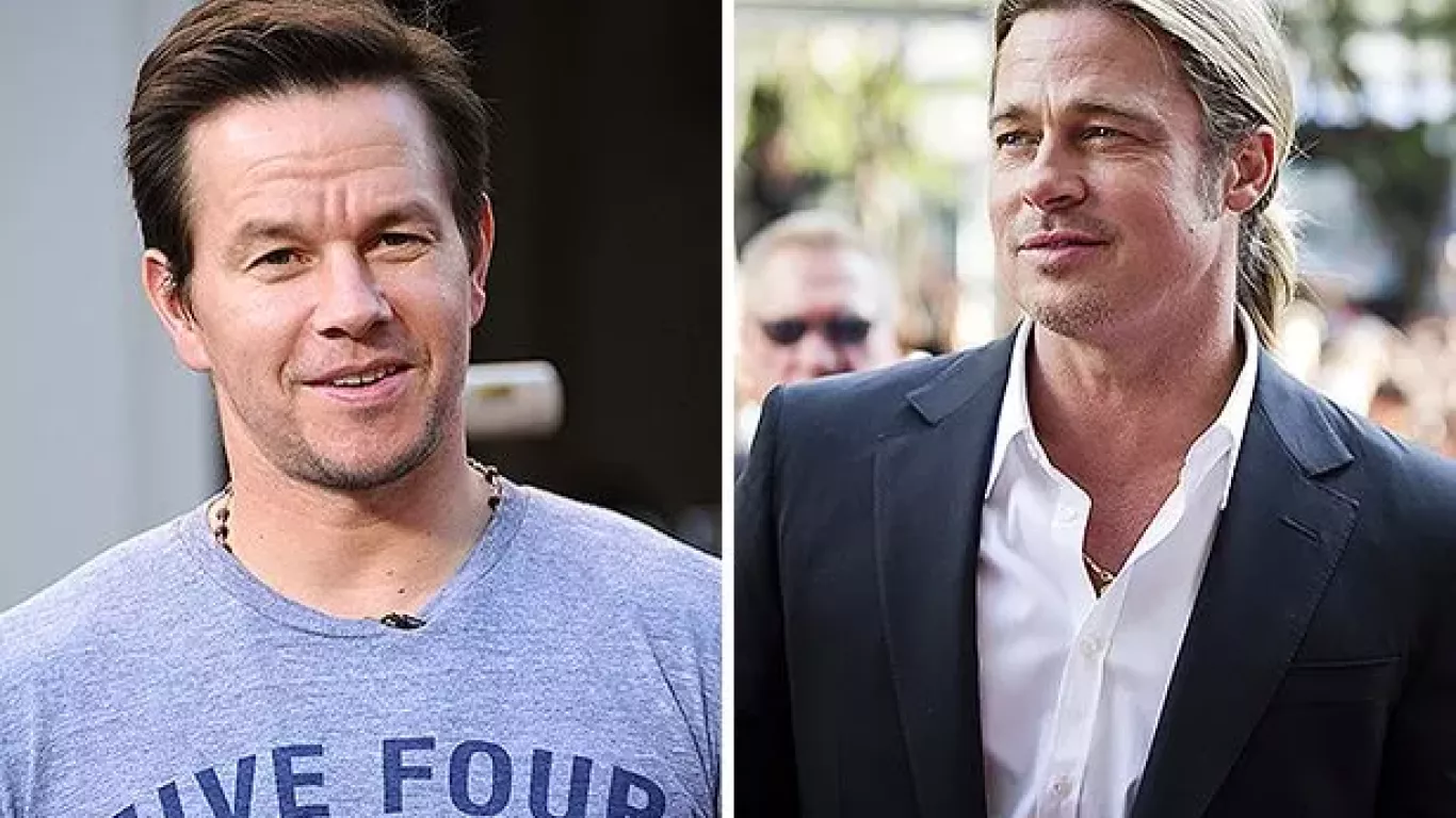 Mark Wahlberg y Brad Pitt 