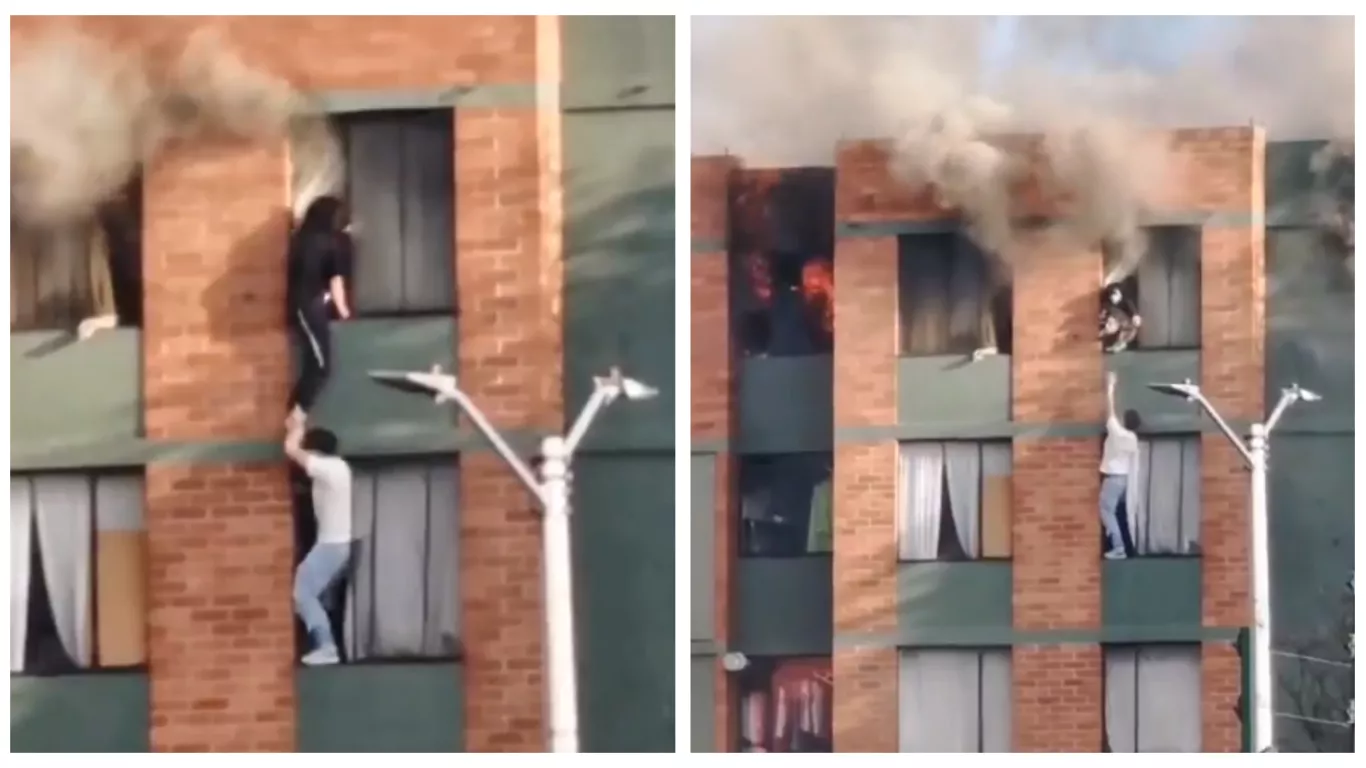 RESCATE INCENDIO BOGOTÁ