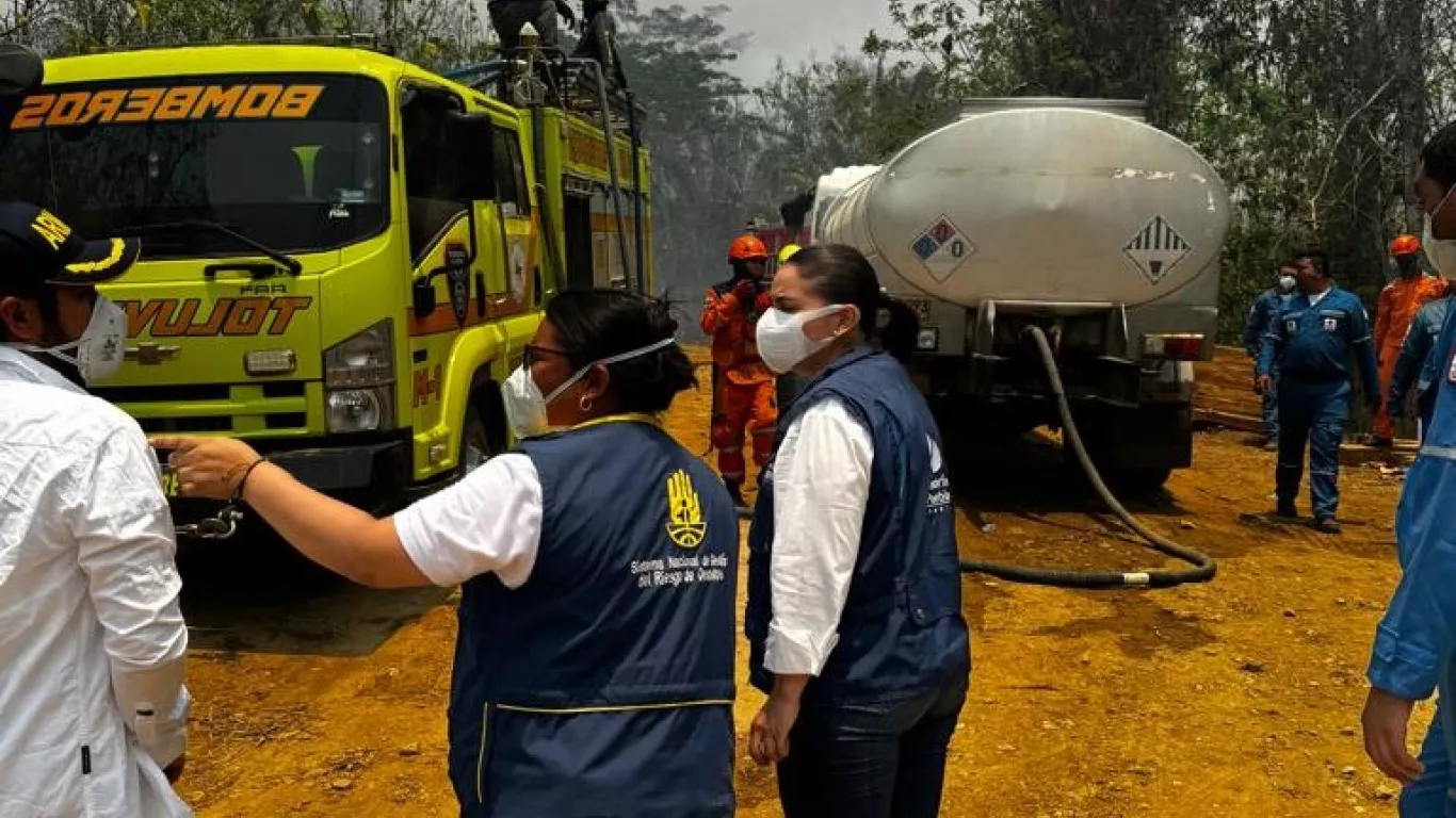 incendio no controlado en San Onofre