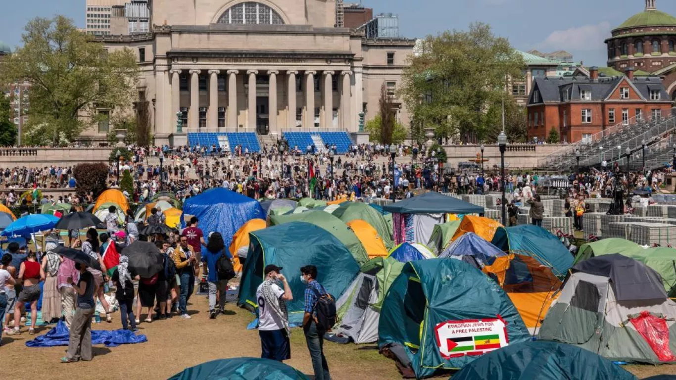 Universidad de Columbia palestina