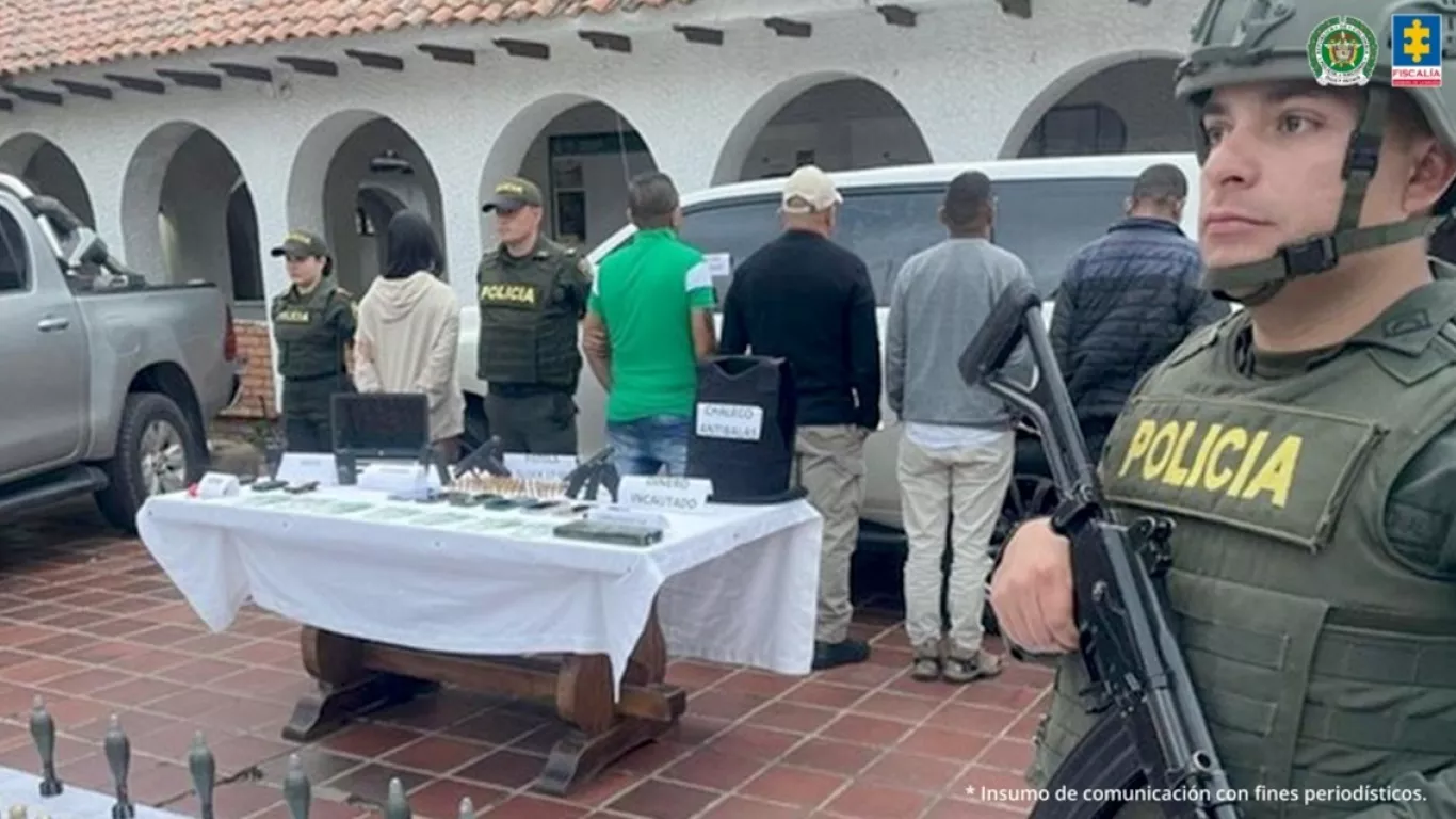 mayor en retiro del Ejército Nacional capturado