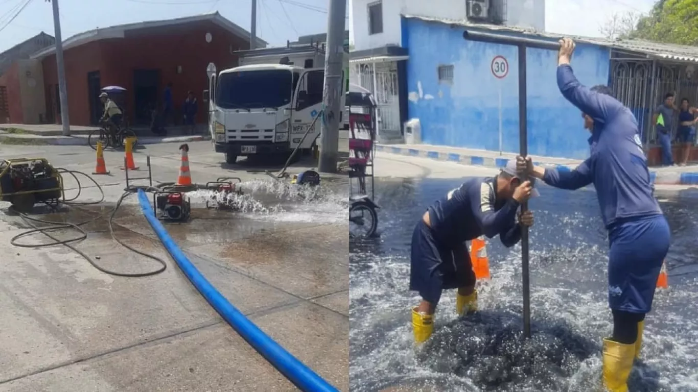 fuga agua barranquilla