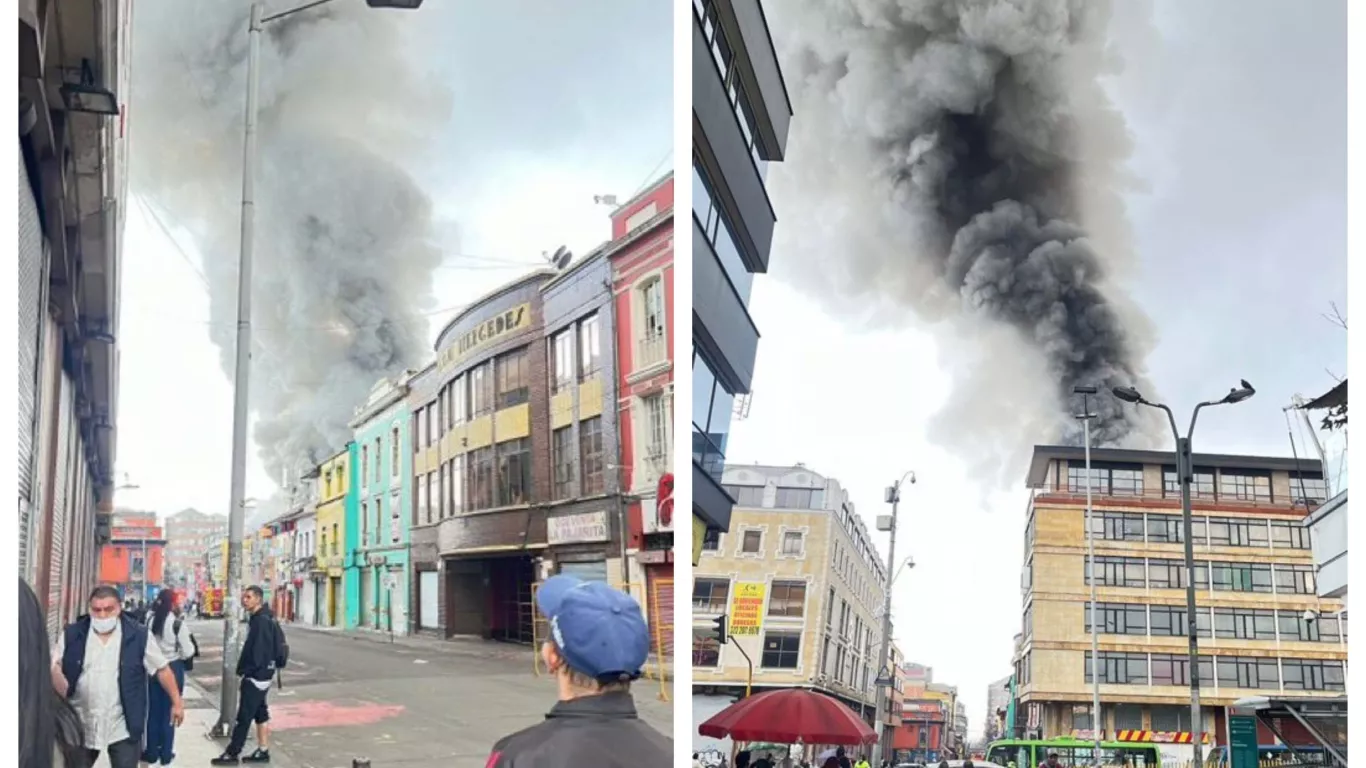 INCENDIO BOGOTÁ 4 DE JULIO