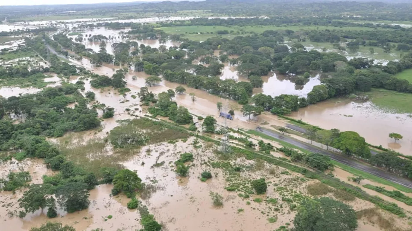 inundación fenómeno de la niña