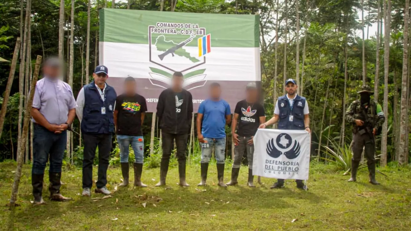 Liberan cuatro secuestrados en Colombia