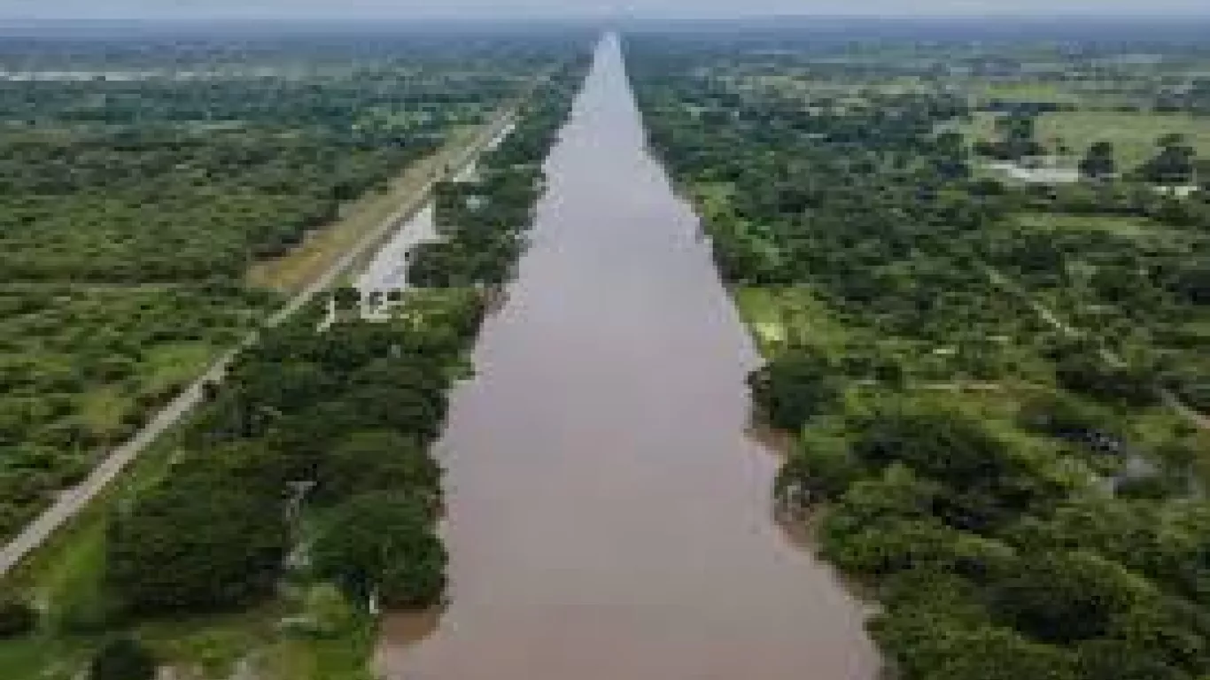 dique del Río Magdalena