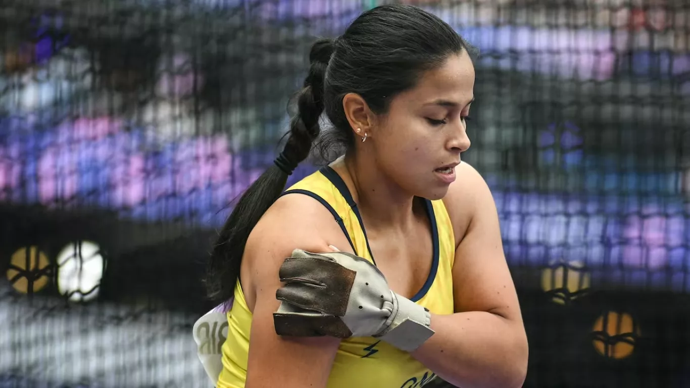 La atleta colombiana Mayra Gaviria