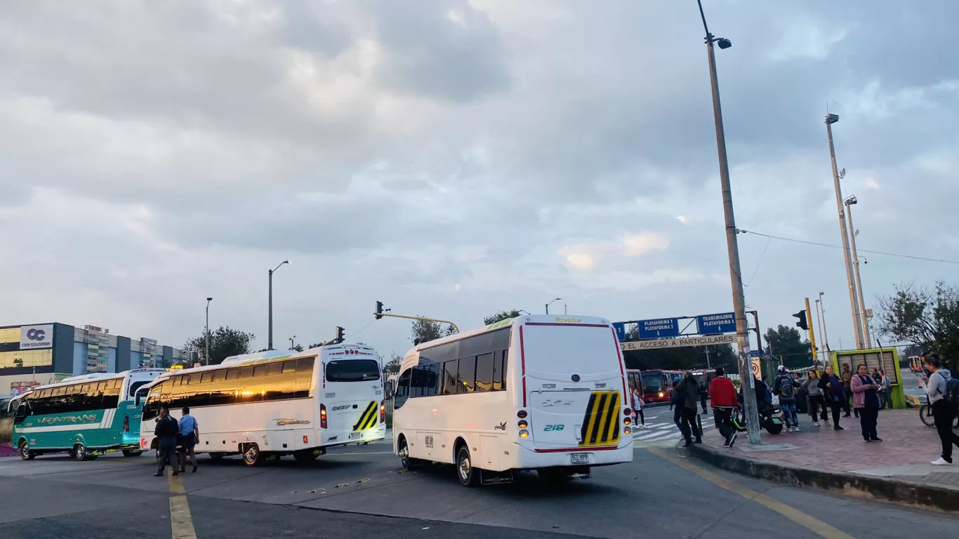 Paro camionero Bogotá