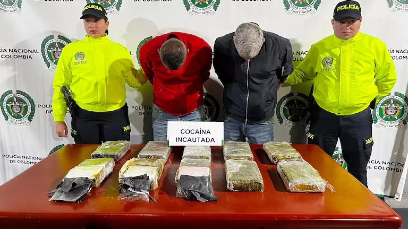 COCAINA INCAUTADA EN BOGOTÁ 17 DE OCTUBRE