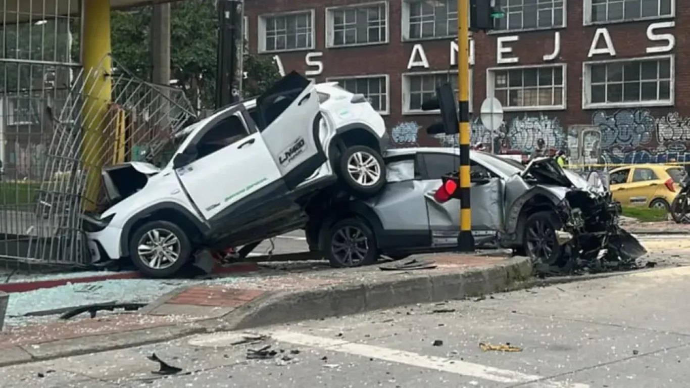 accidente Bogotá calle 13 y calle 26