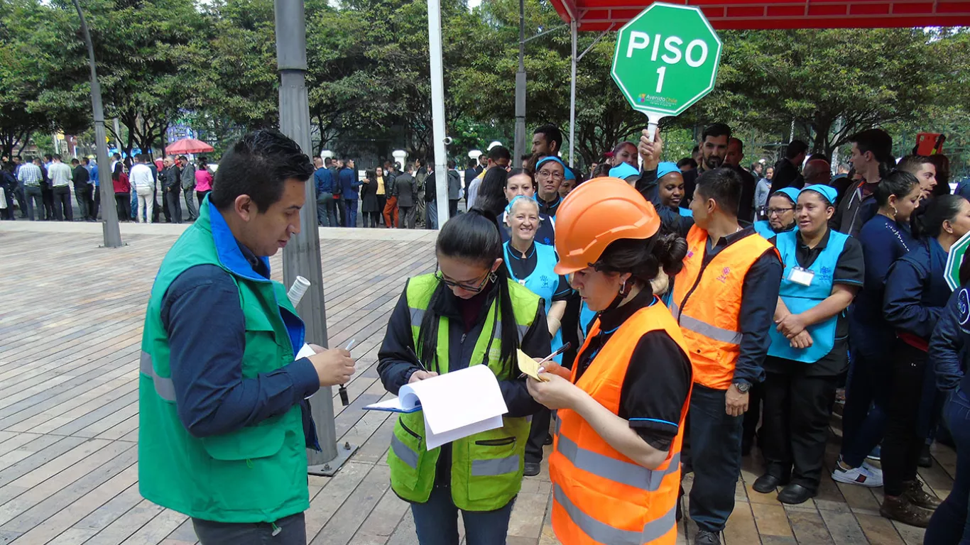 Simulacro Distrital de Preparación en Bogotá