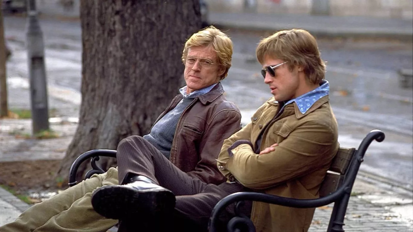 Robert Redford y Brad Pitt en 'Juegos de espías'