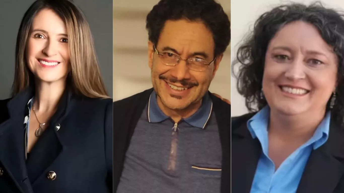 Paloma Valencia, Iván Cepeda y Angélica Lozano