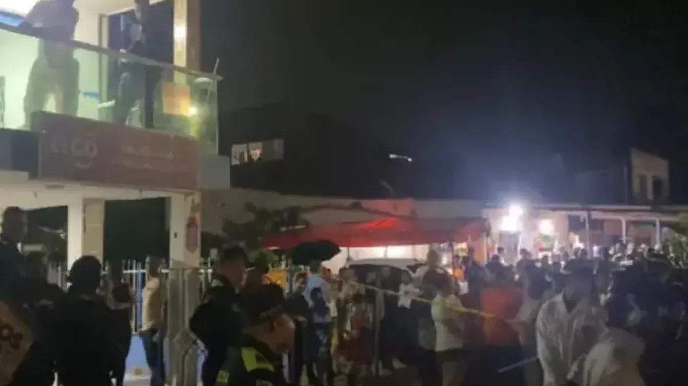 Inmediaciones de barbería en Barranquilla
