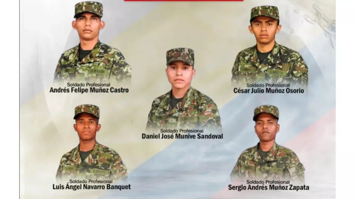 Cinco soldados retenidos en Arauca