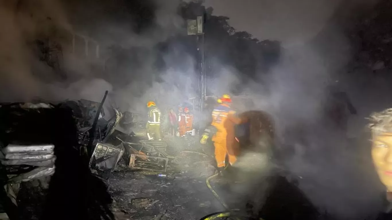 Incendio en Bogotá 