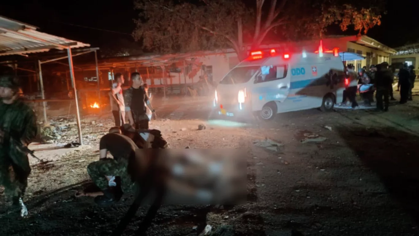 Ataque con drones del ELN contra base militar en Aguachica