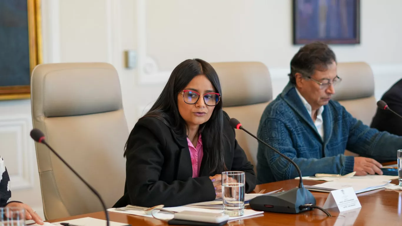 Angie Rodríguez, saliente directora del DAPRE