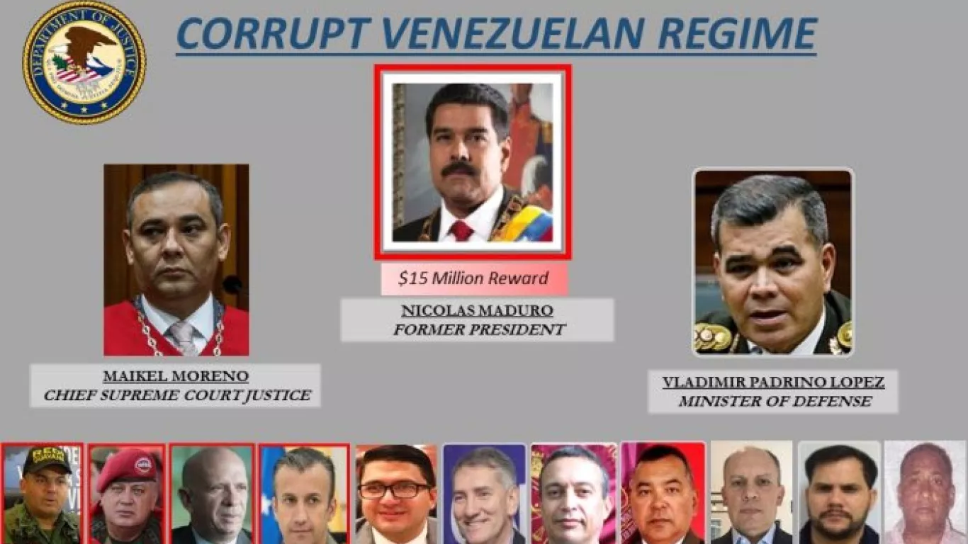 Presuntos implicados en el Cartel de los Soles