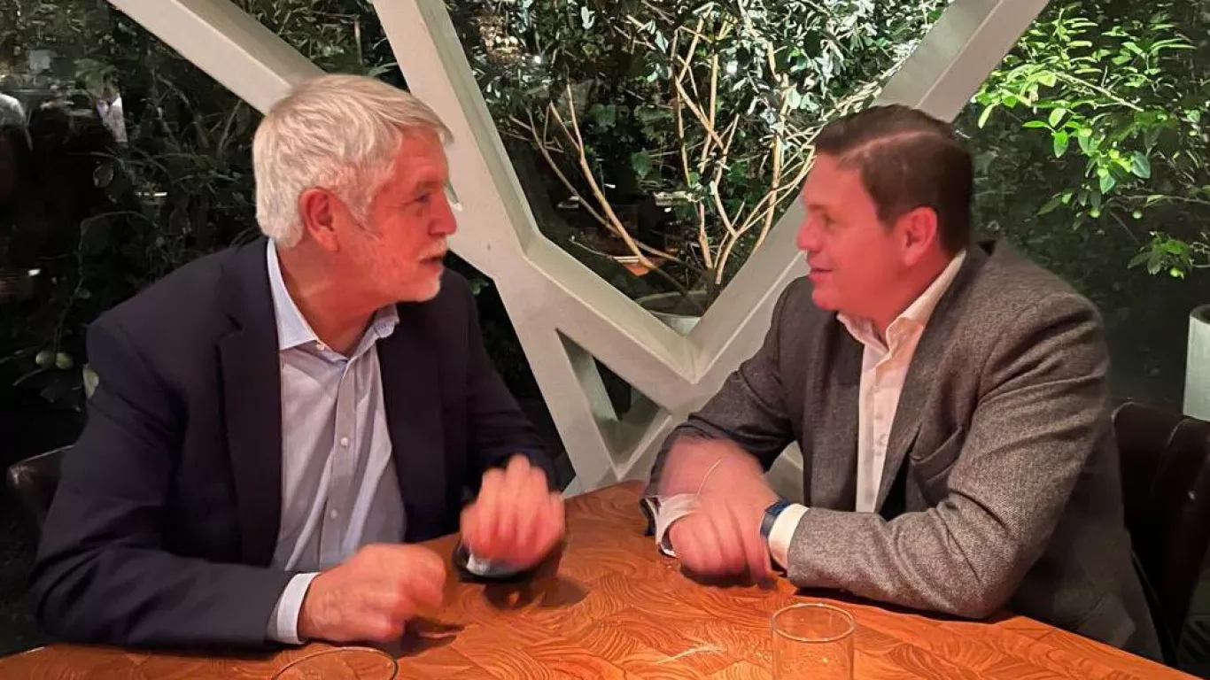 Enrique Peñalosa y Juan Carlos Pinzón