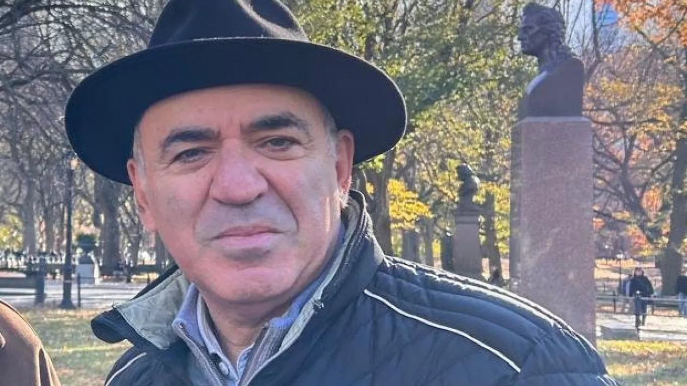 Garry Kaspárov, excampeón mundial de ajedrez