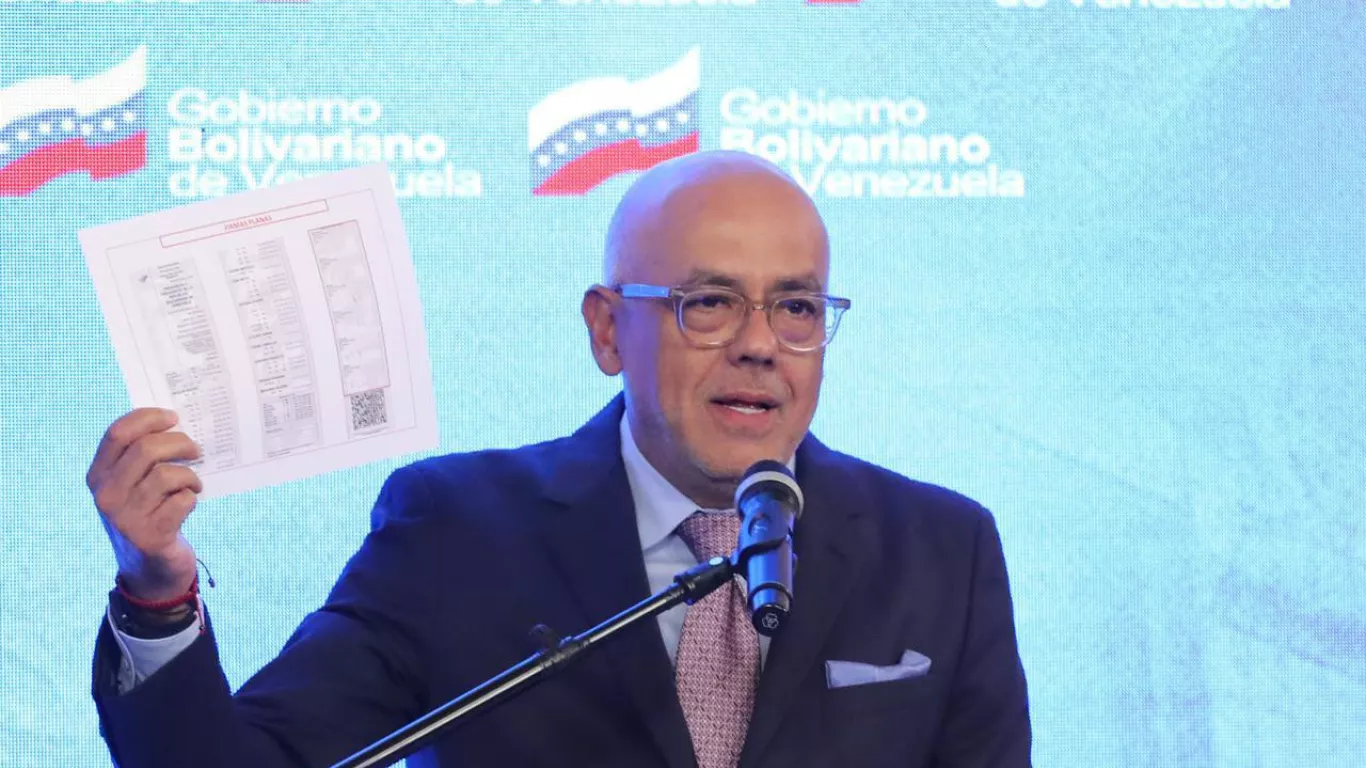 Jorge Rodríguez, presidente de la Asamblea Nacional de Venezuela