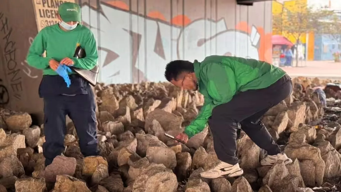 restos óseos hallados en Puente Aranda