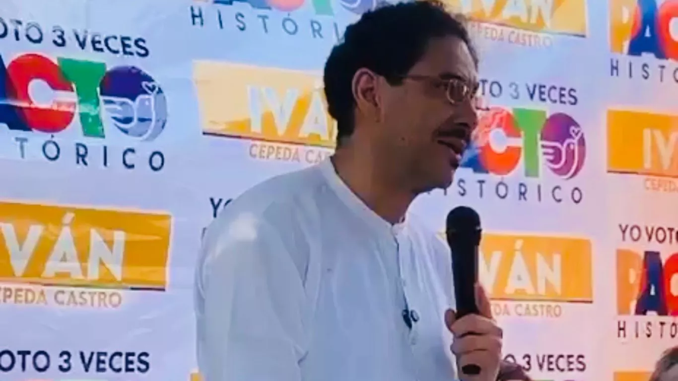 Ivan Cepeda en campaña por el Pacto Histórico