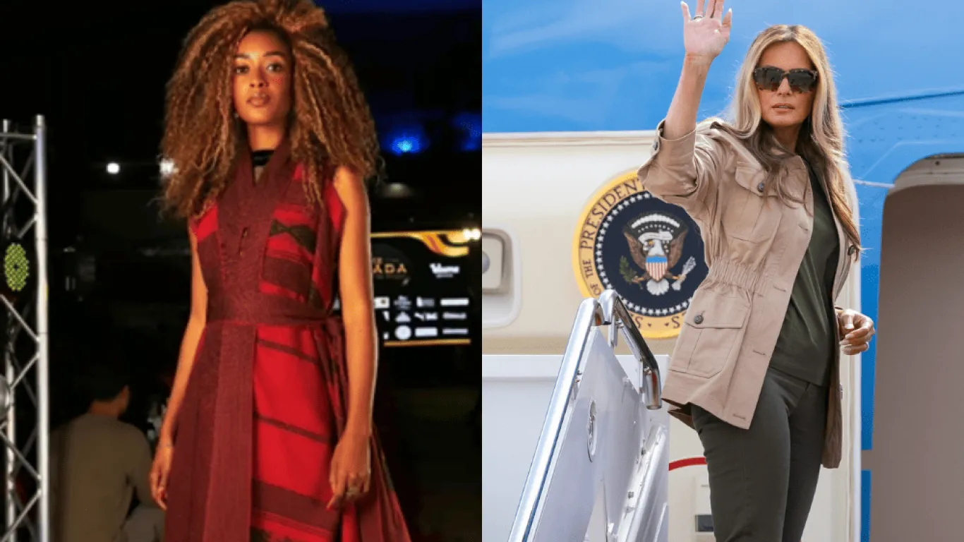 Este es el vestido que le regalará Petro a Melania Trump