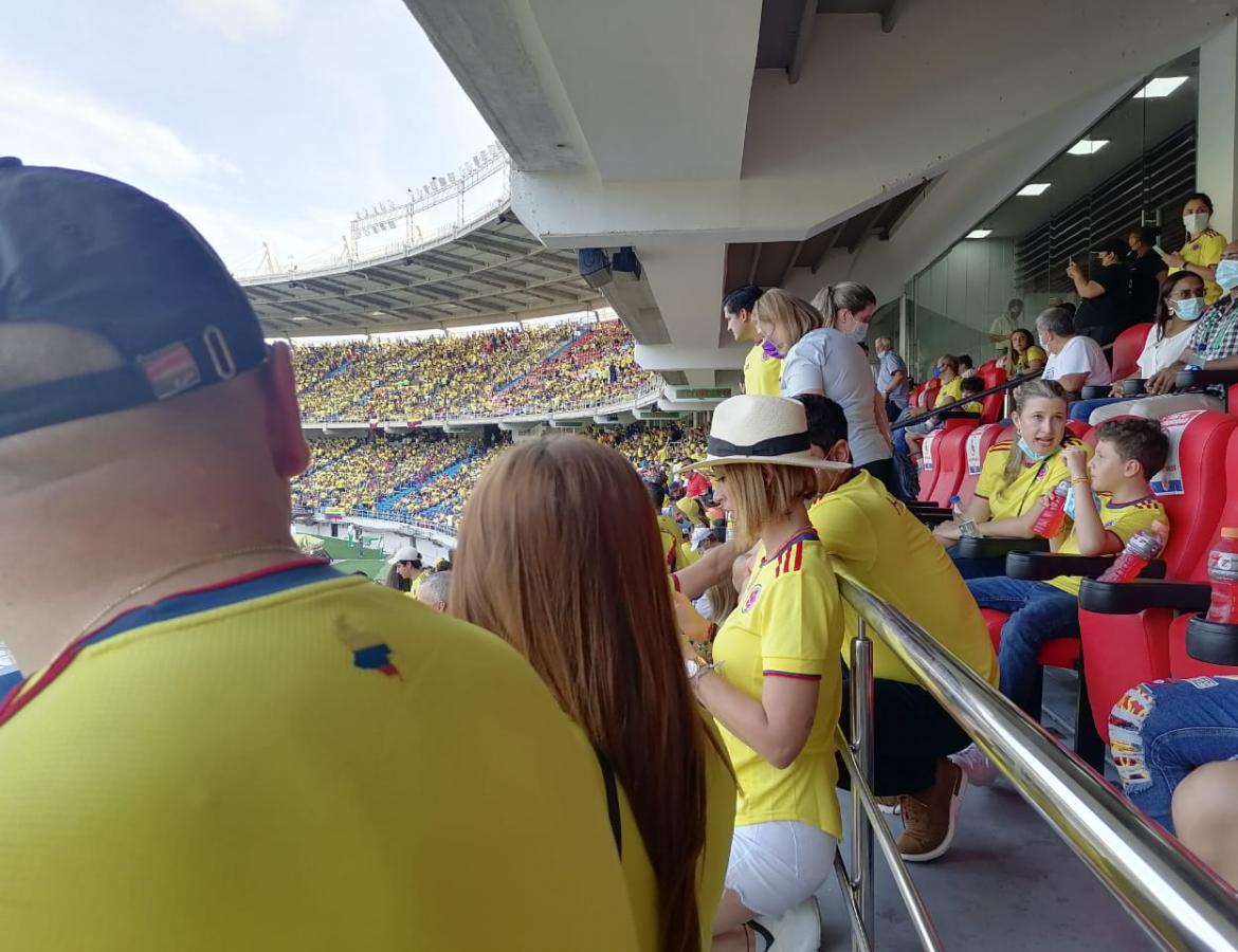 Políticos e hinchas de la selección en Barranquilla 