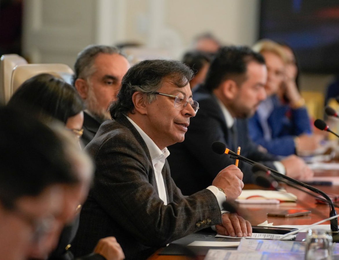 Gustavo Petro en Consejo de Ministros 15 de septiembre