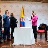 Toma de juramento de los tres nuevos expertos comisionados.