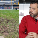 galan se pronuncia sobre el estado de la cancha del estadio 